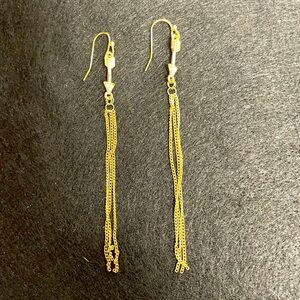 Elegant Gold Dangle Earrings